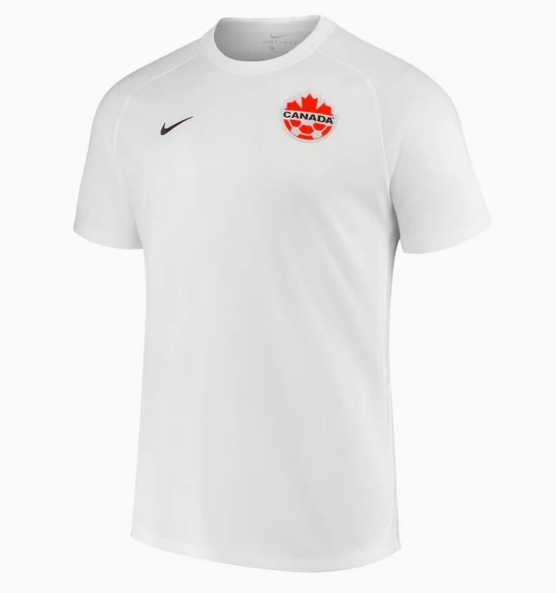 2021 Canada Away Kit Soccer Jersey